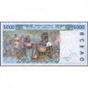Togo - Pick 813Th - 5'000 francs - 1999 - Etat : NEUF