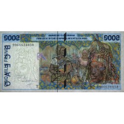 Togo - Pick 813Th - 5'000 francs - 1999 - Etat : NEUF