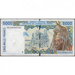 Togo - Pick 813Tk - 5'000 francs - 2002 - Etat : TTB