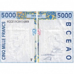 Togo - Pick 813Tk - 5'000 francs - 2002 - Etat : TB+