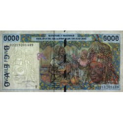 Togo - Pick 813Tk - 5'000 francs - 2002 - Etat : TB+