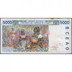 Togo - Pick 813Tl - 5'000 francs - 2003 - Etat : TTB+