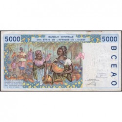 Togo - Pick 813Tl - 5'000 francs - 2003 - Etat : SUP