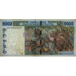 Togo - Pick 813Tl - 5'000 francs - 2003 - Etat : SUP