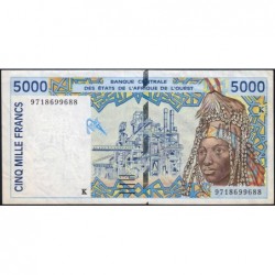 Sénégal - Pick 713Kf - 5'000 francs - 1997 - Etat : TTB