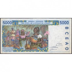 Sénégal - Pick 713Kf - 5'000 francs - 1997 - Etat : TTB