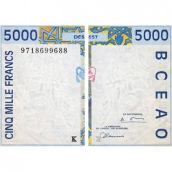 Sénégal - Pick 713Kf - 5'000 francs - 1997 - Etat : TTB