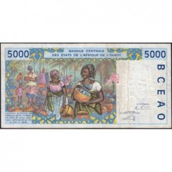 Sénégal - Pick 713Kl - 5'000 francs - 2002 - Etat : TB+