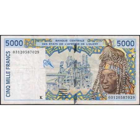 Sénégal - Pick 713Km - 5'000 francs - 2003 - Etat : TTB-