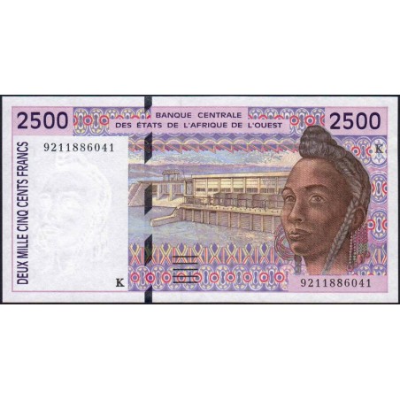 Sénégal - Pick 712Ka - 2'500 francs - 1992 - Etat : NEUF