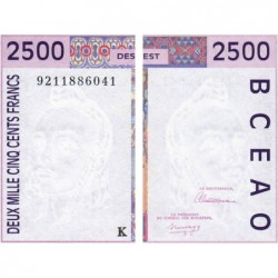 Sénégal - Pick 712Ka - 2'500 francs - 1992 - Etat : NEUF