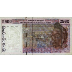 Sénégal - Pick 712Ka - 2'500 francs - 1992 - Etat : TTB
