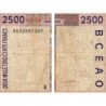 Sénégal - Pick 712Kc - 2'500 francs - 1994 - Etat : B
