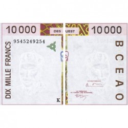Sénégal - Pick 714Kc - 10'000 francs - 1995 - Etat : SPL