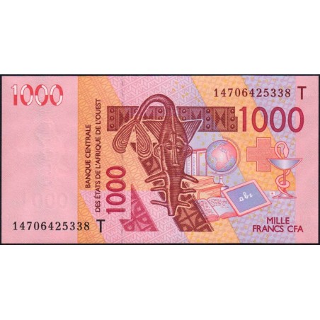 Togo - Pick 815Tn - 1'000 francs - 2014 - Etat : NEUF