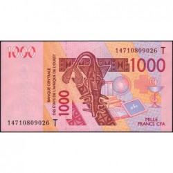 Togo - Pick 815Tn - 1'000 francs - 2014 - Etat : NEUF