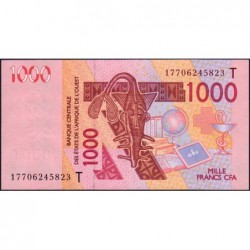 Togo - Pick 815Tq - 1'000 francs - 2017 - Etat : NEUF