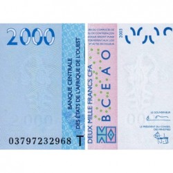 Togo - Pick 816Ta - 2'000 francs - 2003 - Etat : NEUF