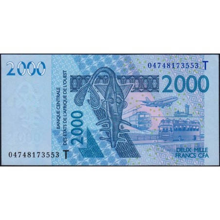 Togo - Pick 816Tb - 2'000 francs - 2004 - Etat : NEUF