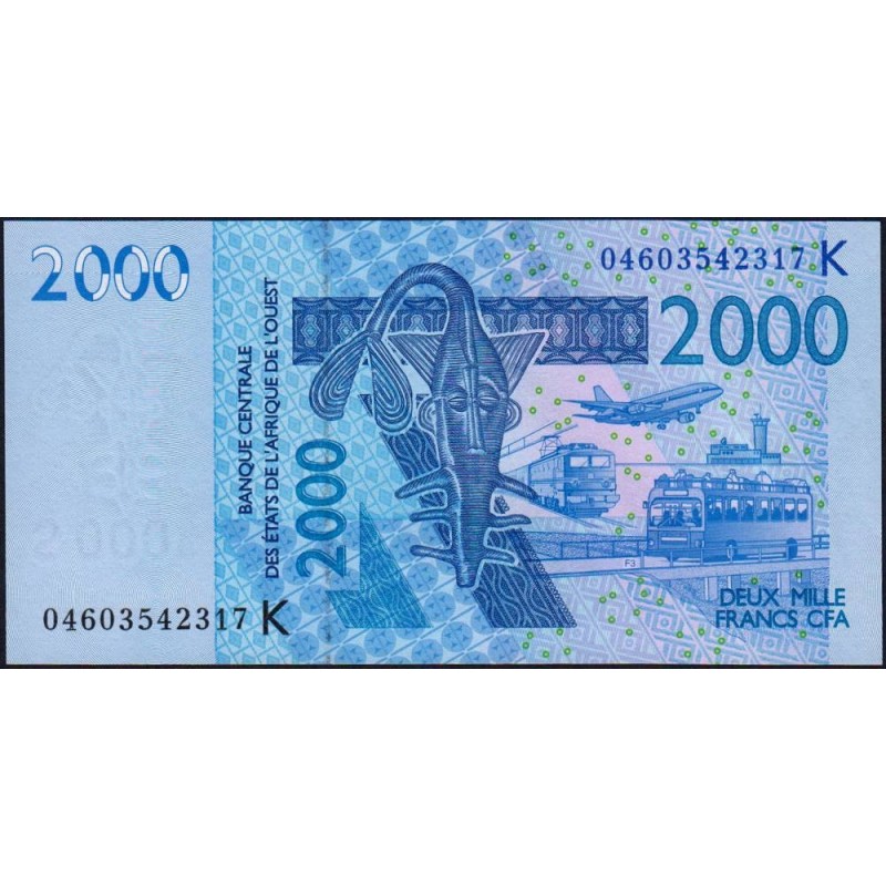 Sénégal - Pick 716Kb - 2'000 francs - 2004 - Etat : NEUF