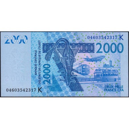 Sénégal - Pick 716Kb - 2'000 francs - 2004 - Etat : NEUF