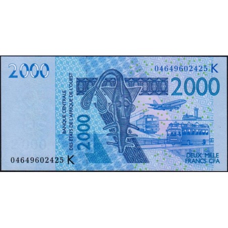 Sénégal - Pick 716Kb - 2'000 francs - 2004 - Etat : NEUF