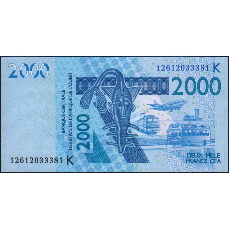 Sénégal - Pick 716Kl - 2'000 francs - 2012 - Etat : NEUF