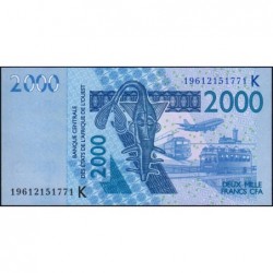 Sénégal - Pick 716Ks - 2'000 francs - 2019 - Etat : NEUF