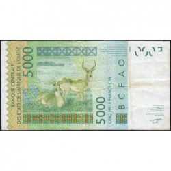 Sénégal - Pick 717Kf - 5'000 francs - 2008 - Etat : TTB