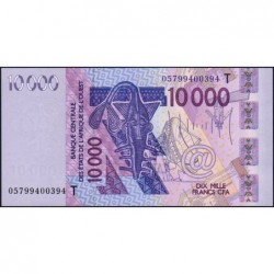 Togo - Pick 818Tc - 10000 francs - 2005 - Etat : NEUF