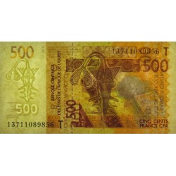 Togo - Pick 819Tb - 500 francs - 2013 - Etat : NEUF