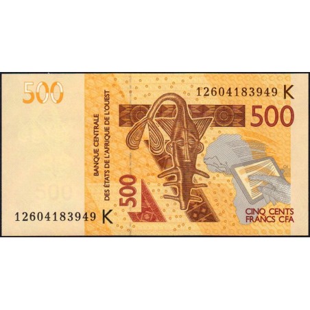 Sénégal - Pick 719Ka - 500 francs - 2012 - Etat : NEUF