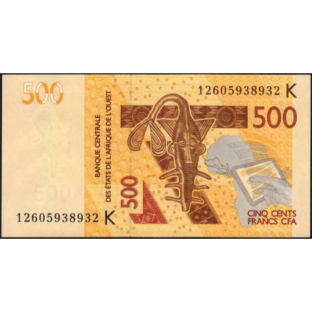 Sénégal - Pick 719Ka - 500 francs - 2012 - Etat : NEUF