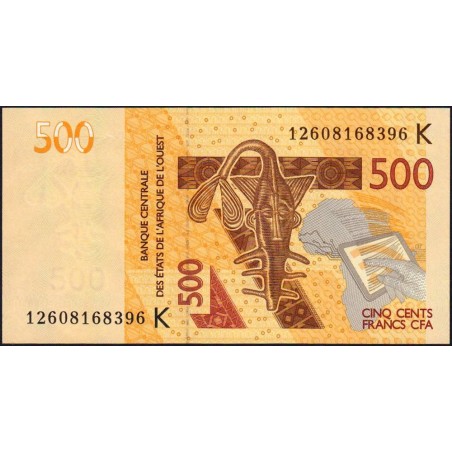 Sénégal - Pick 719Ka - 500 francs - 2012 - Etat : NEUF