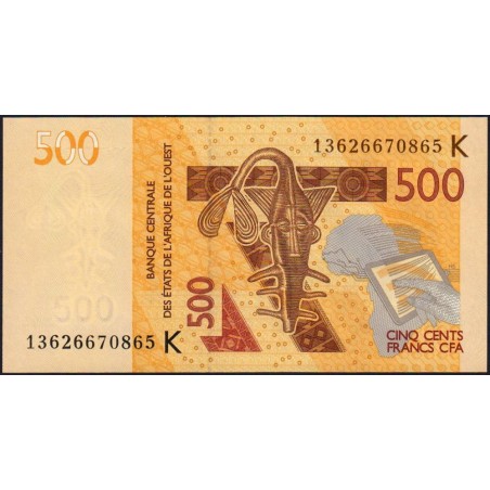 Sénégal - Pick 719Kb - 500 francs - 2012 - Etat : NEUF