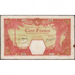 Côte d'Ivoire - Grand-Bassam - Pick 11Dg - 100 francs - Série X.84 - 13/11/1924 - Etat : TB+