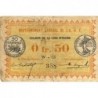 Colonie de la Cote d'Ivoire - Pick 1b_1 - 50 centimes - Série W-15 - 11/02/1917 - Etat : TB-