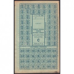 1943 - Titre C 146 - Denrées diverses, fromage, mat. grasses - Catégorie C - Etat : SUP