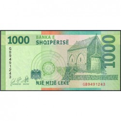 Albanie - Pick 78a - 1'000 lekë - Série GB - 2019 (2021) - Etat : NEUF