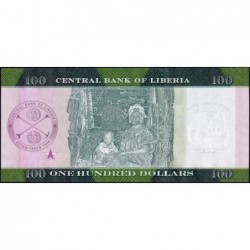 Libéria - Pick 35c - 100 dollars - Série AE - 2021 - Etat : NEUF