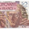 F 20-08 - 12/06/1947 - 50 francs - Le Verrier - Série N.71 - Etat : SUP