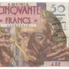 F 20-07 - 20/03/1947 - 50 francs - Le Verrier - Série J.52 - Etat : TTB-