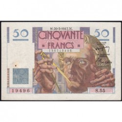 F 20-07 - 20/03/1947 - 50 francs - Le Verrier - Série S.55 - Etat : SUP