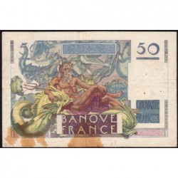 F 20-09 - 02/10/1947 - 50 francs - Le Verrier - Série V.84 - Etat : B+
