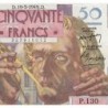 F 20-12 - 19/05/1949 - 50 francs - Le Verrier - Série P.130 - Etat : SUP+