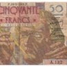 F 20-12 - 19/05/1949 - 50 francs - Le Verrier - Série A.132 - Etat : B