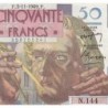 F 20-13 - 03/11/1949 - 50 francs - Le Verrier - Série N.144 - Etat : SUP+