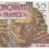 F 20-14 - 02/03/1950 - 50 francs - Le Verrier - Série D.150 - Etat : SPL