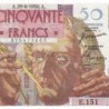 F 20-15 - 29/06/1950 - 50 francs - Le Verrier - Série E.151 - Etat : TTB