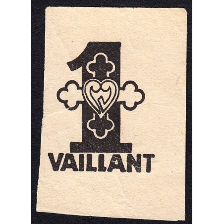 Billet de 1 vaillant - 1ère série /A - 1935-1945 - Etat : TB